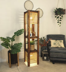 Antilia Wooden Floor Lamp - WoodenTwist