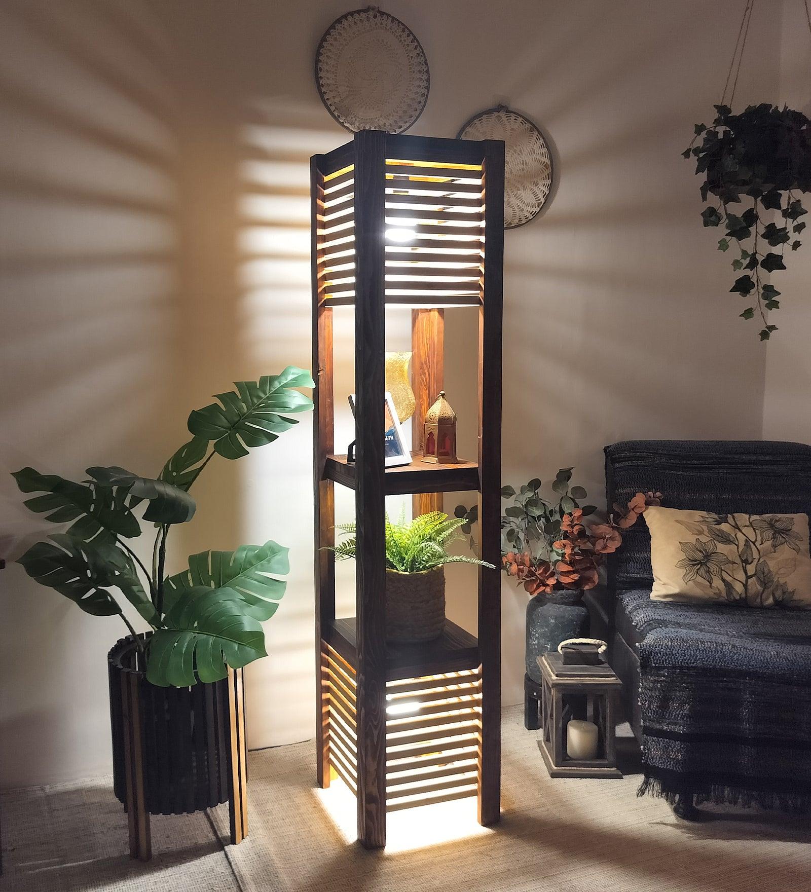 Antilia Wooden Floor Lamp - WoodenTwist