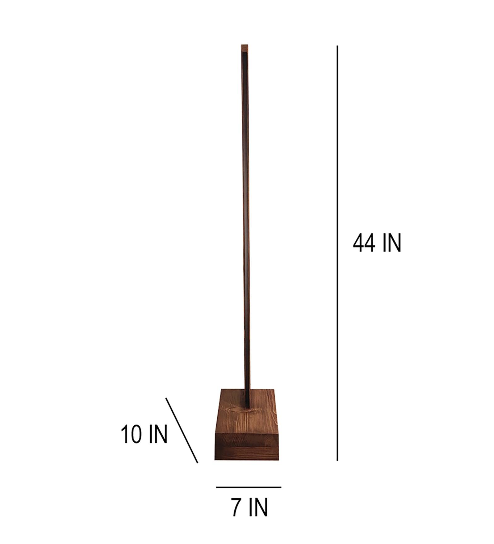 Arc LED Wooden Floor Lamp - WoodenTwist