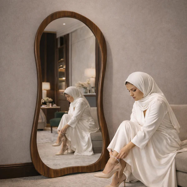 Wooden Twist Aurelia Floor Mirror