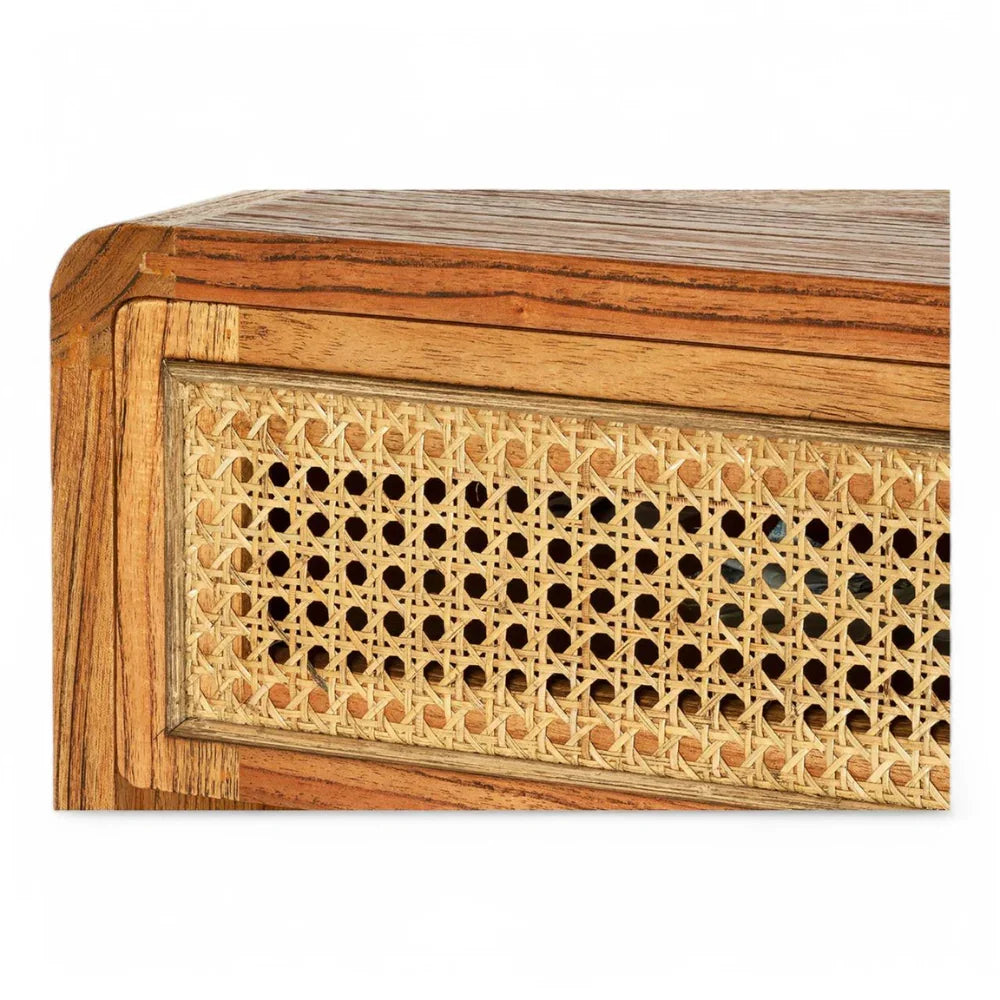 Rattan Bedside Table