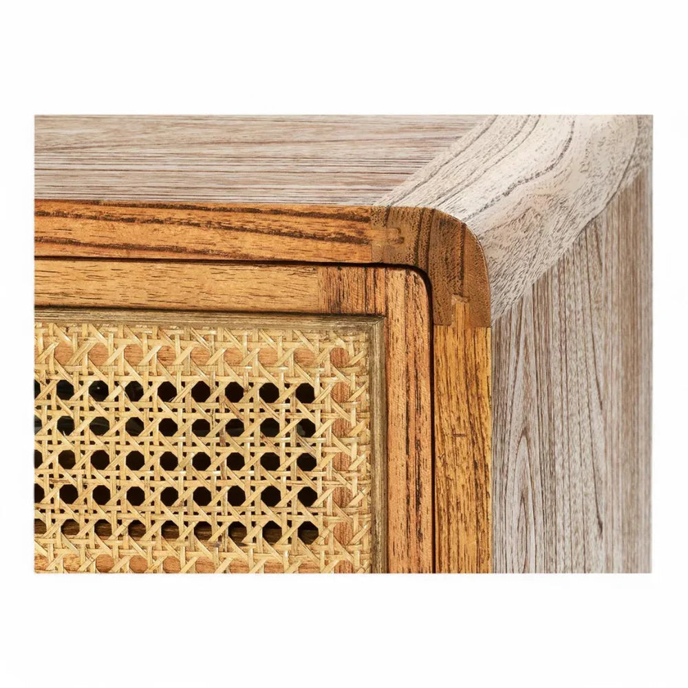 Rattan Bedside Table