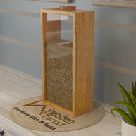 Wooden Twist Pantry Storage Container Wooden Storage Jars Cereal and Pasta Storage Containers for Pantry - WoodenTwist