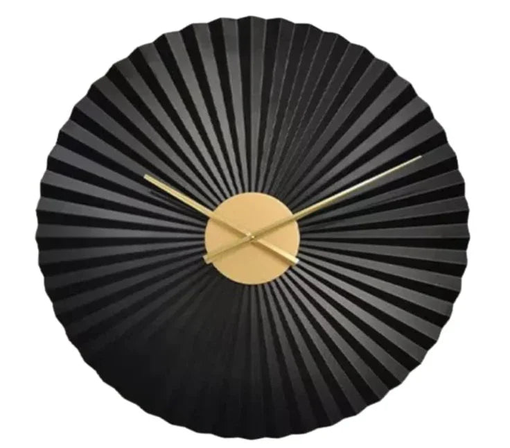 Bold Monochrome Wall Clock