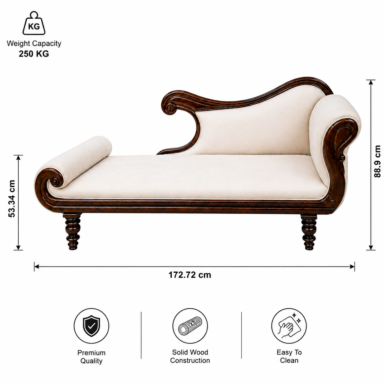 Wooden Twist Hand Carved Teak Wood Couch for Living Room
