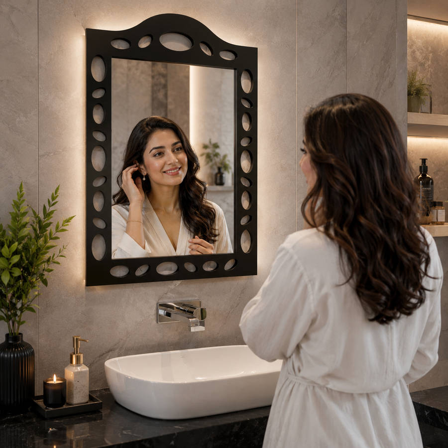 Above The Basin Or The Dressing Table