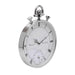 Deviating Seconds Silver Wall Clock - WoodenTwist