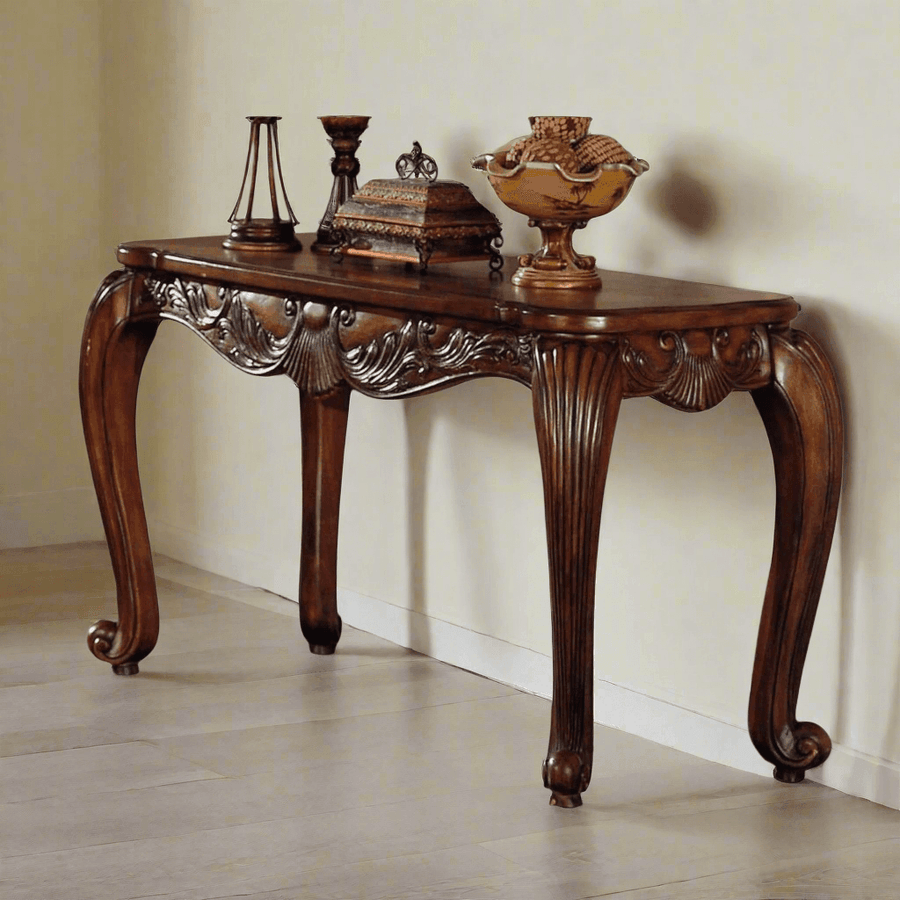 Rich Brown Teak Finish