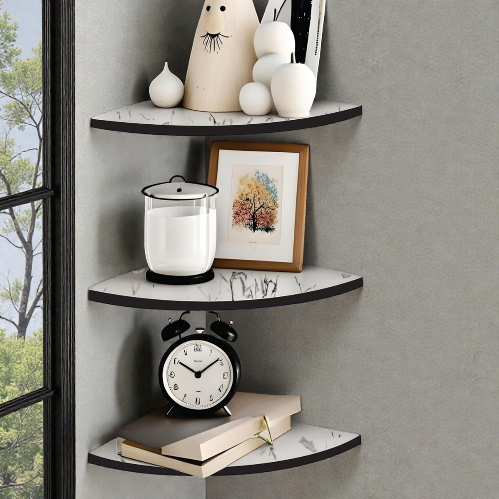 Modern Corner Wall Shelf