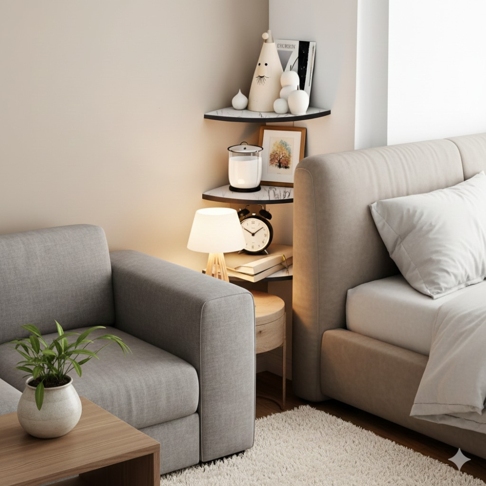 Corner Wall Shelf 