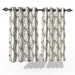 Fabrahome Light Filtering 4.5 Ft Holland Fabric Window Curtain ( Mustard ) - WoodenTwist