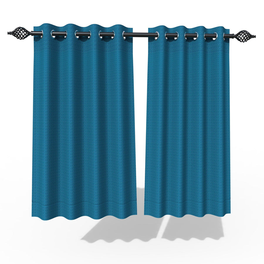 Jute fabric in blue