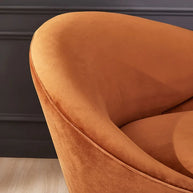 Curved 3-Seater Chaise Lounge Sofa