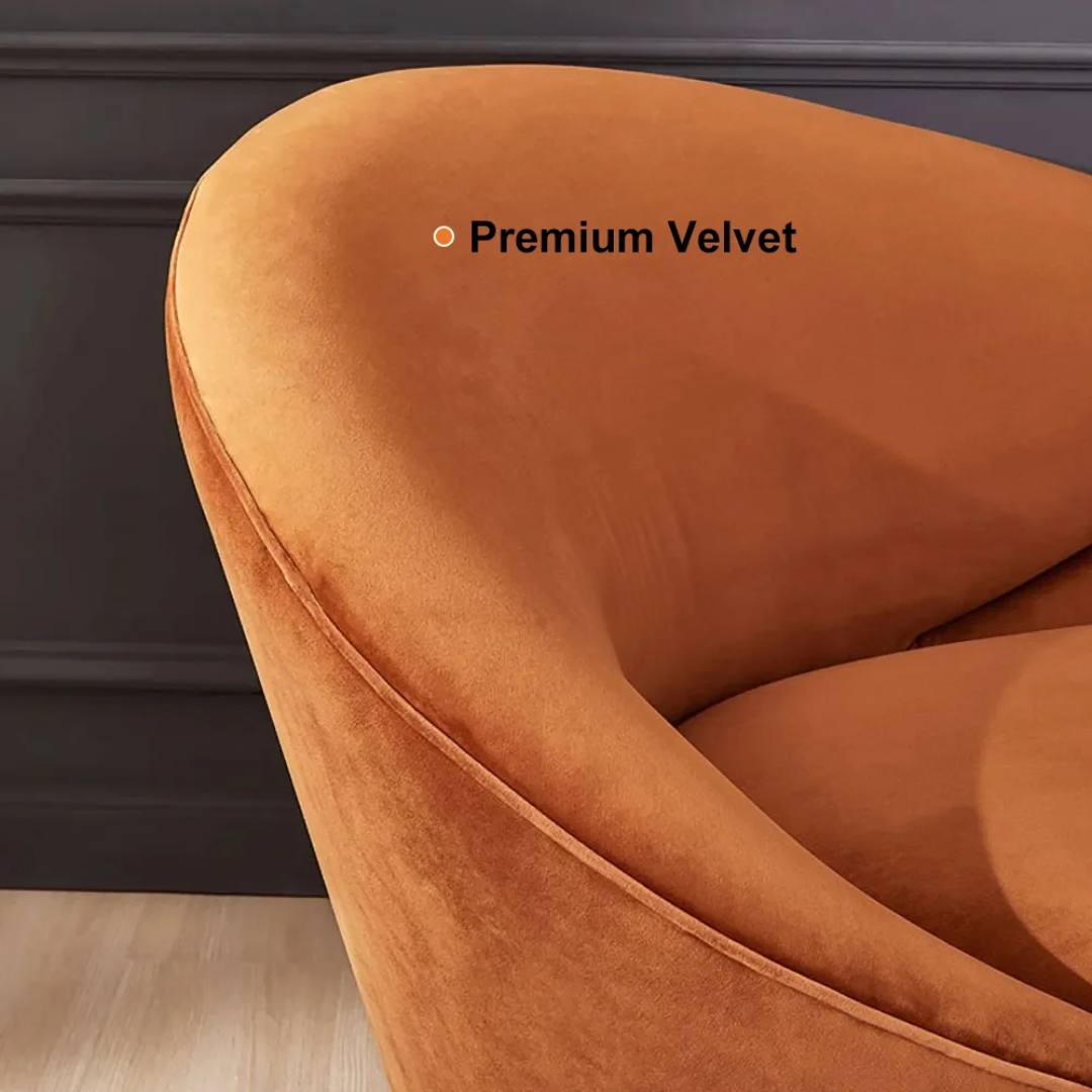 Curved 3-Seater Chaise Lounge Sofa