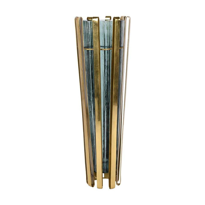 Allure Radiant Metal Hue Vase Green - WoodenTwist