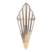 Triangular Abstract Luxe Wall Lamp with Frosted Glass - WoodenTwist