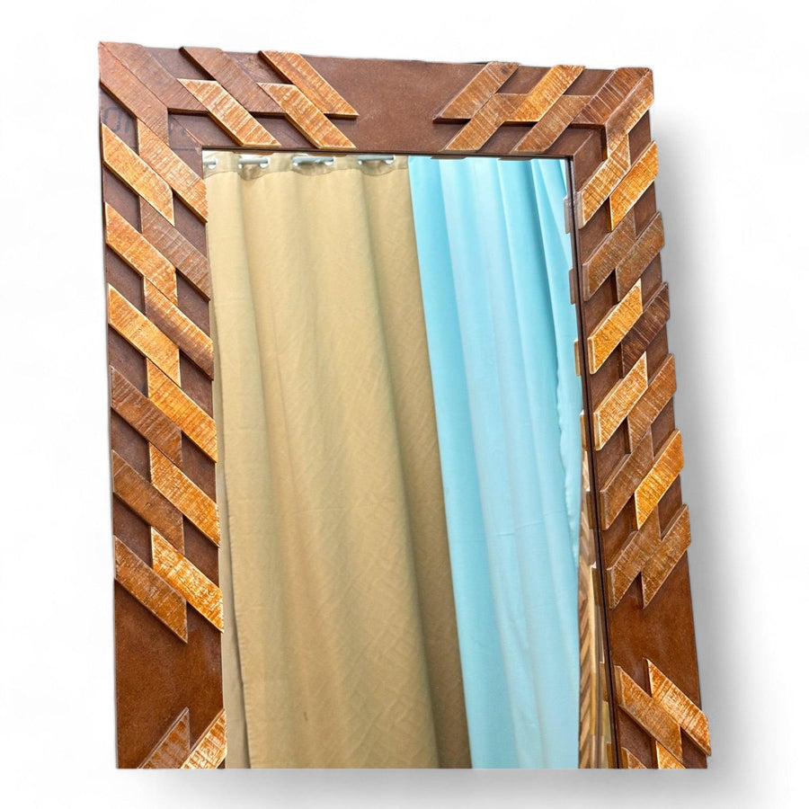 Rustic brown finish