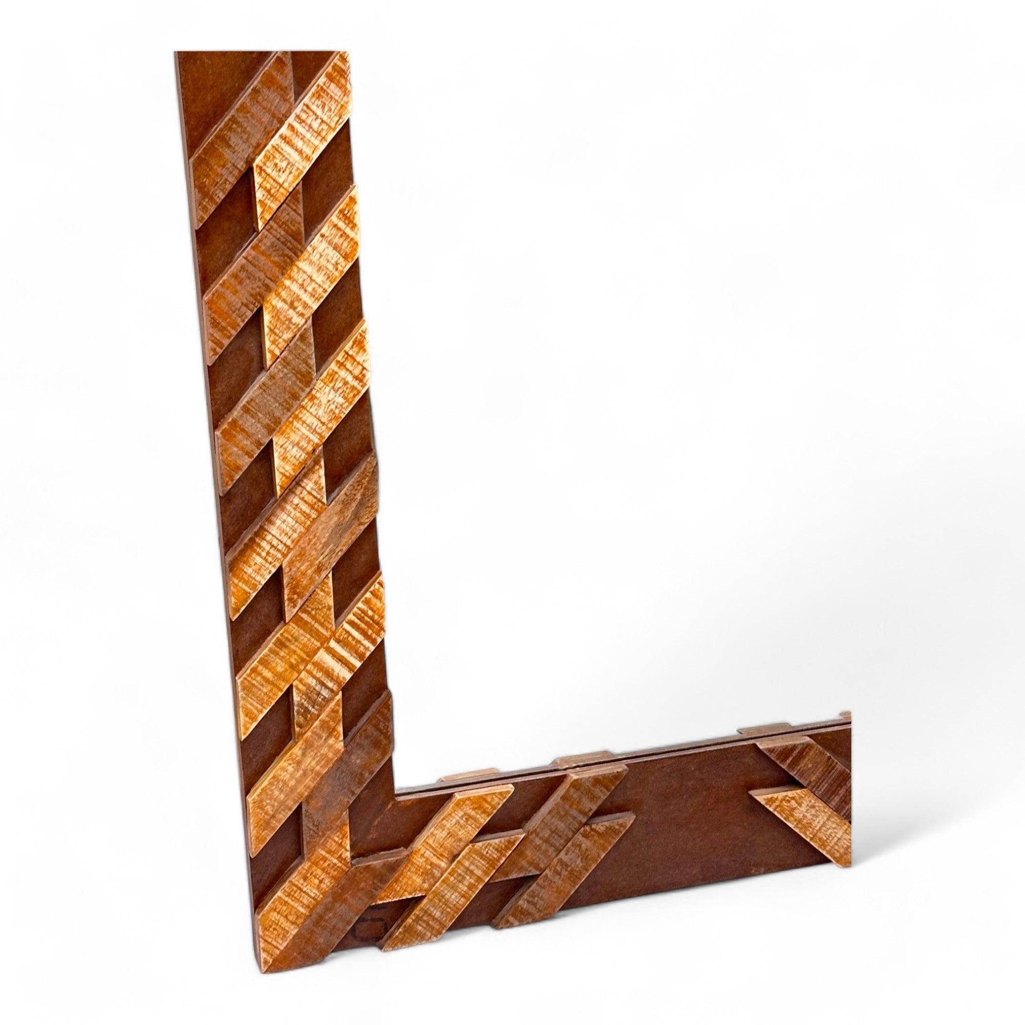 Wooden frame mirror