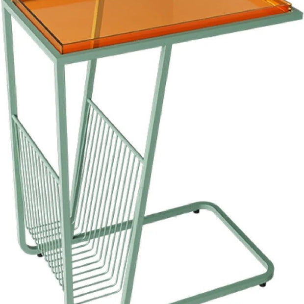 Elegant green iron table India