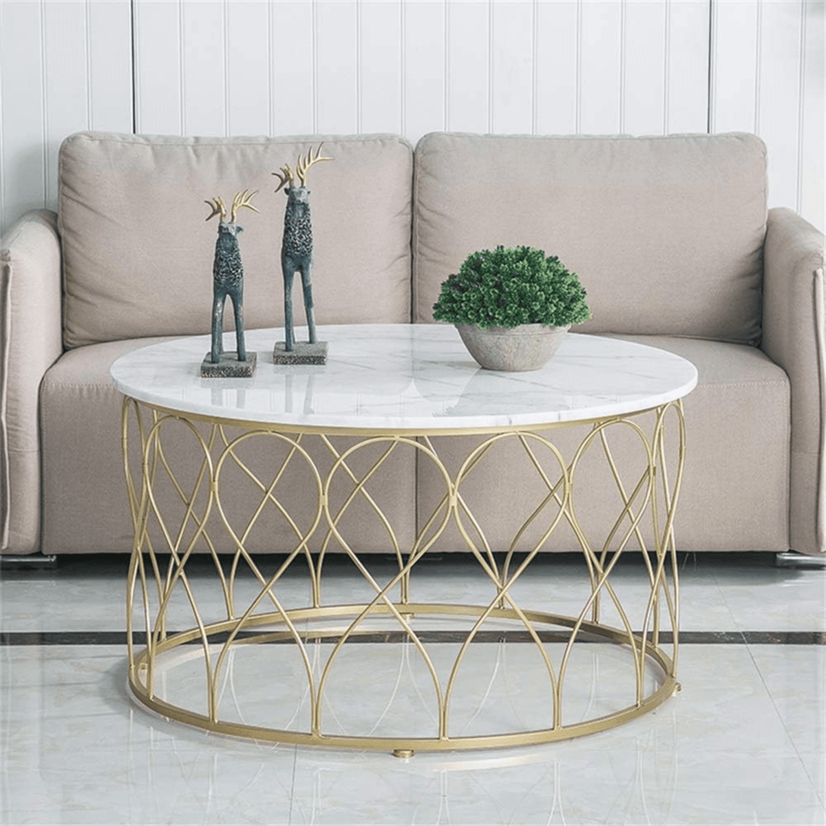 Eivin Marble Finish Coffee Table