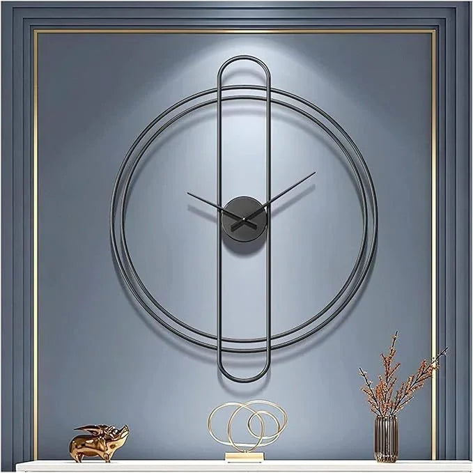 Elegant Geometric Wall Clock