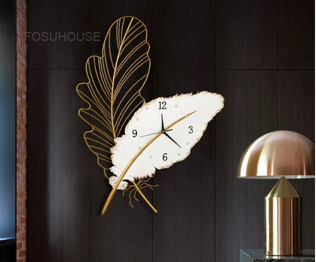 Elegant Nature-Themed Clock 
