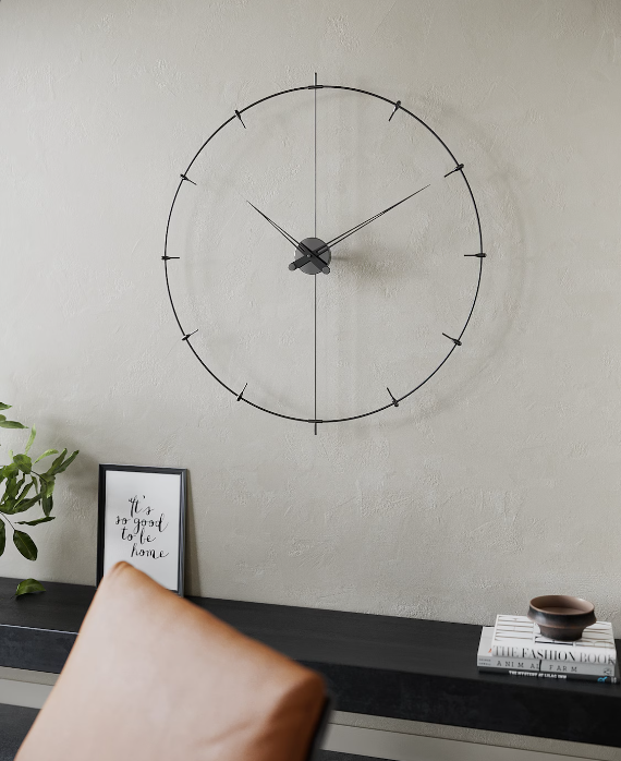 Elegant Oversized Wall Clock