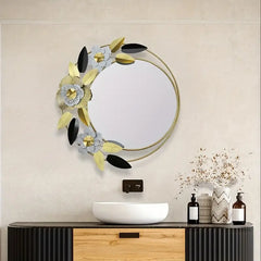 Elegant circular mirror
