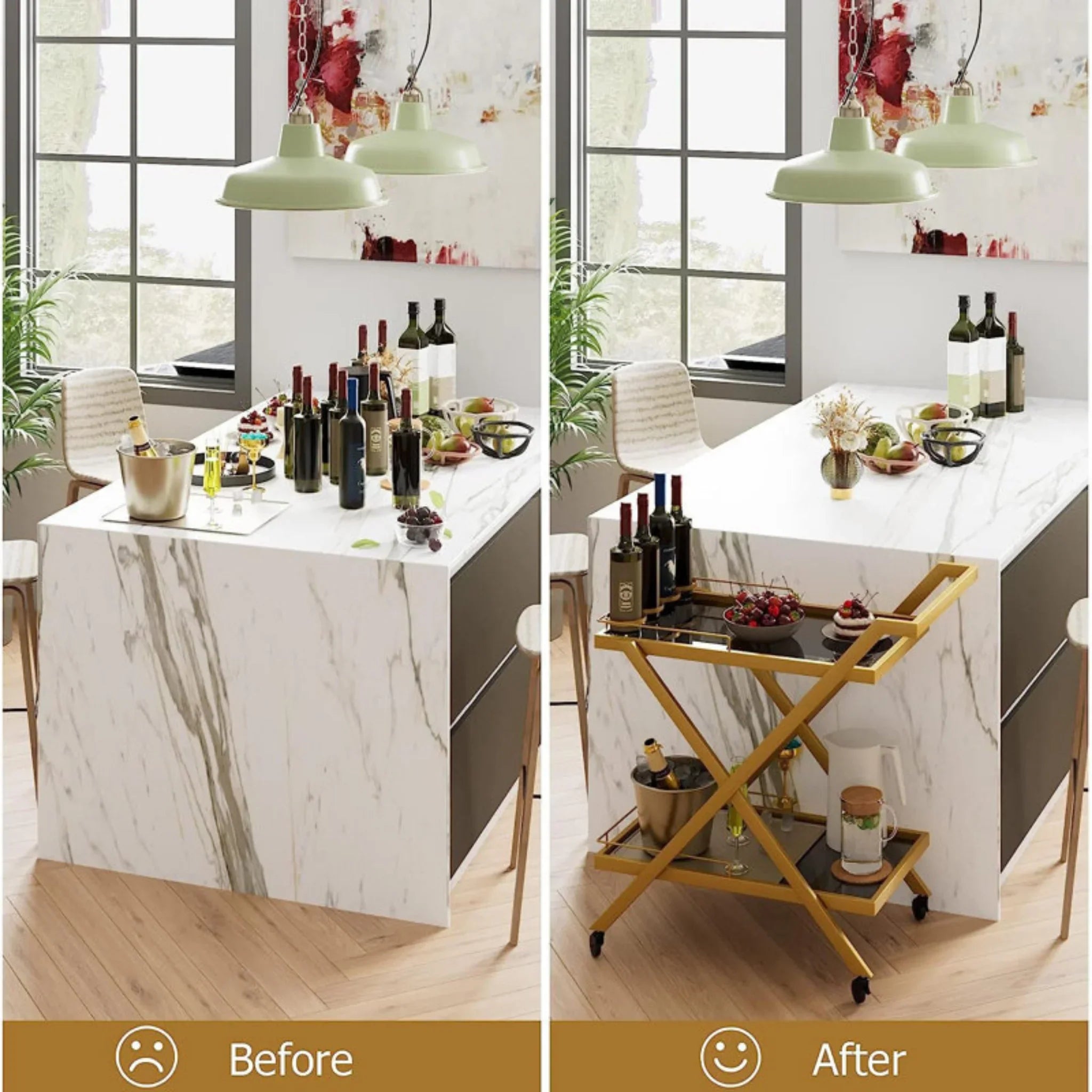 Elegant home bar