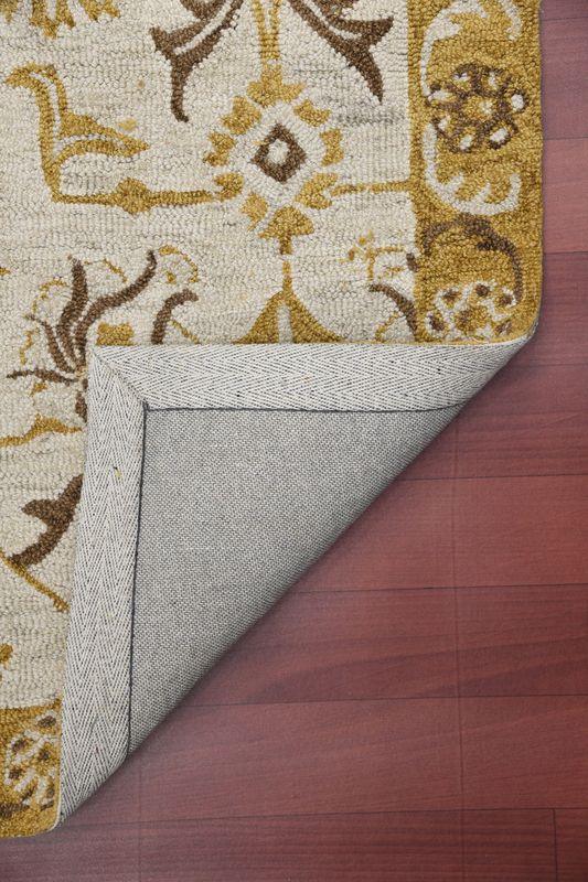 Hand Tufted Romania Gold Color Carpet - WoodenTwist