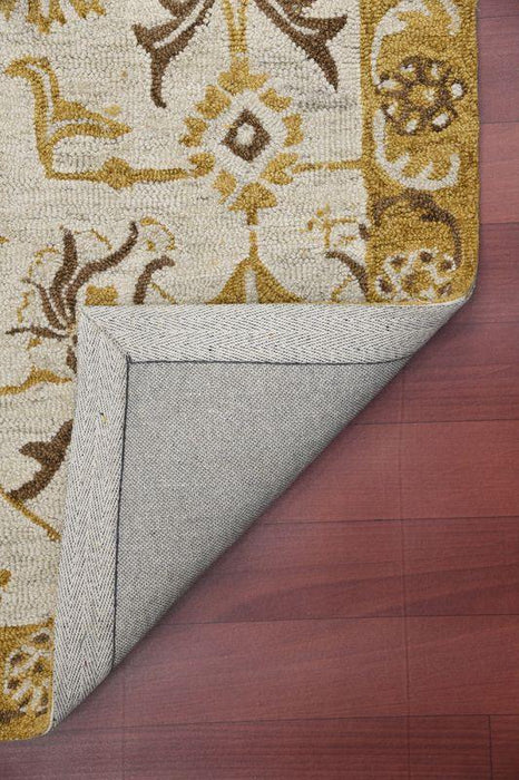 Hand Tufted Romania Gold Color Carpet - WoodenTwist