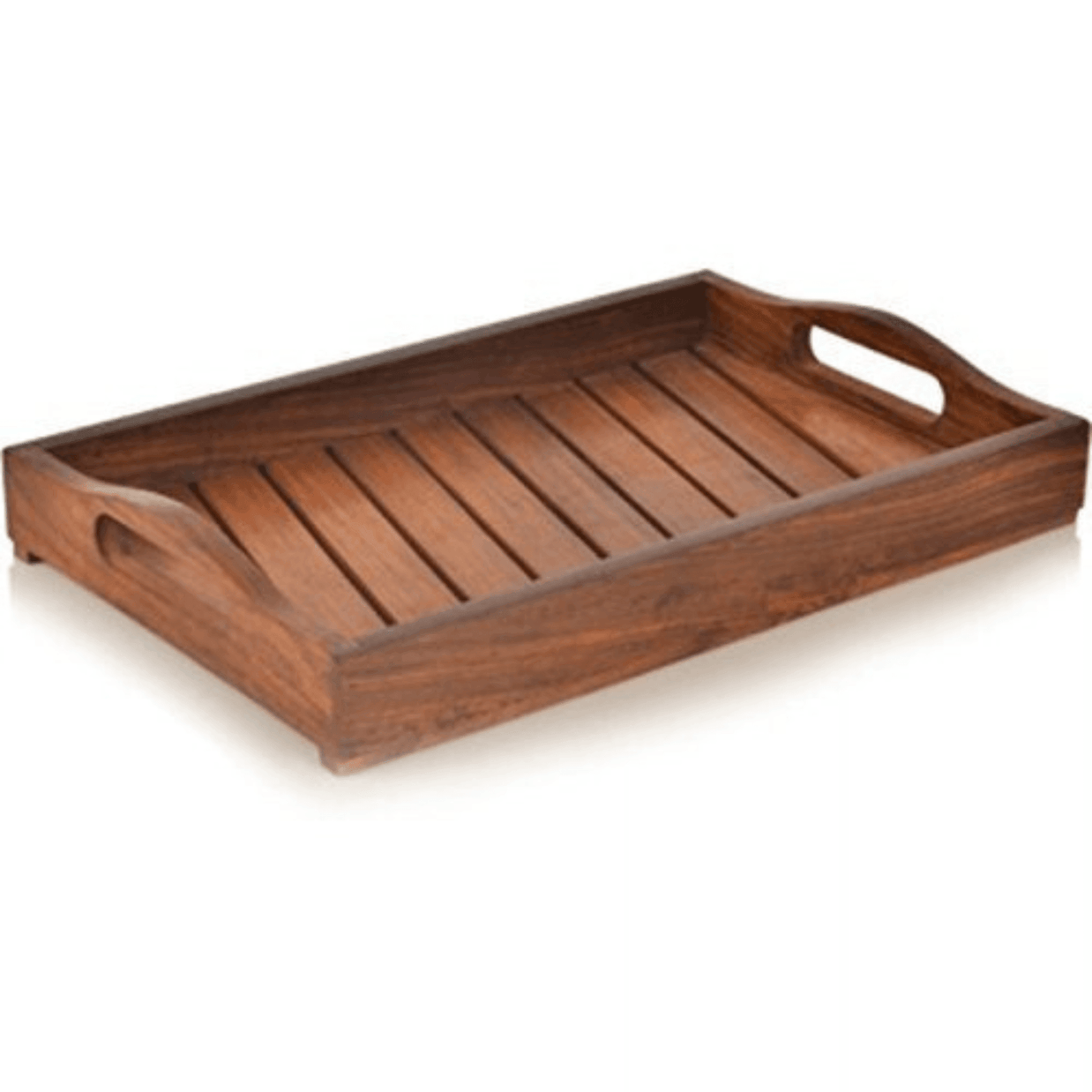 Sheesham wood engraved serving tray dimensions 35 x 22 x 5 cm