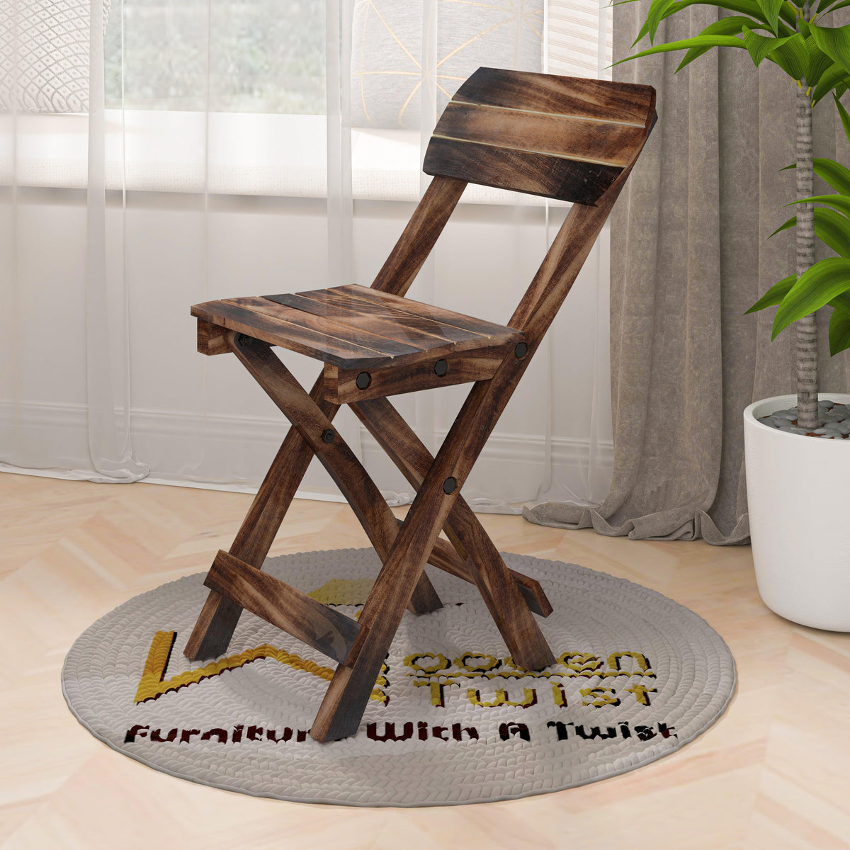 Antique Mango Wood Chair for Kids