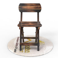 Antique Mango Wood Chair for Kids - Front View