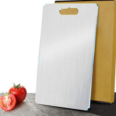 Wooden Twist Convoy Extra Large Stainless Steel Chopping Board Food Grade Cutting, Slicing, Serving Board, Heavy-Duty Butcher Block - WoodenTwist