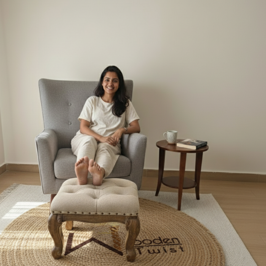 Footrest, Seat or Vanity Stool