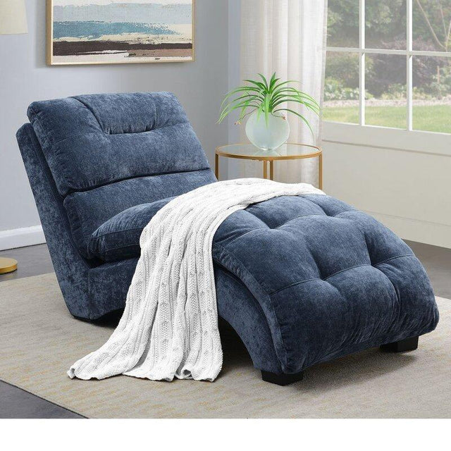 Modus Button Tufted Chaise Lounge Couch for Living Room - view 15