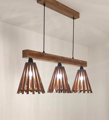 Funnel Brown 3 Series Hanging Lamp