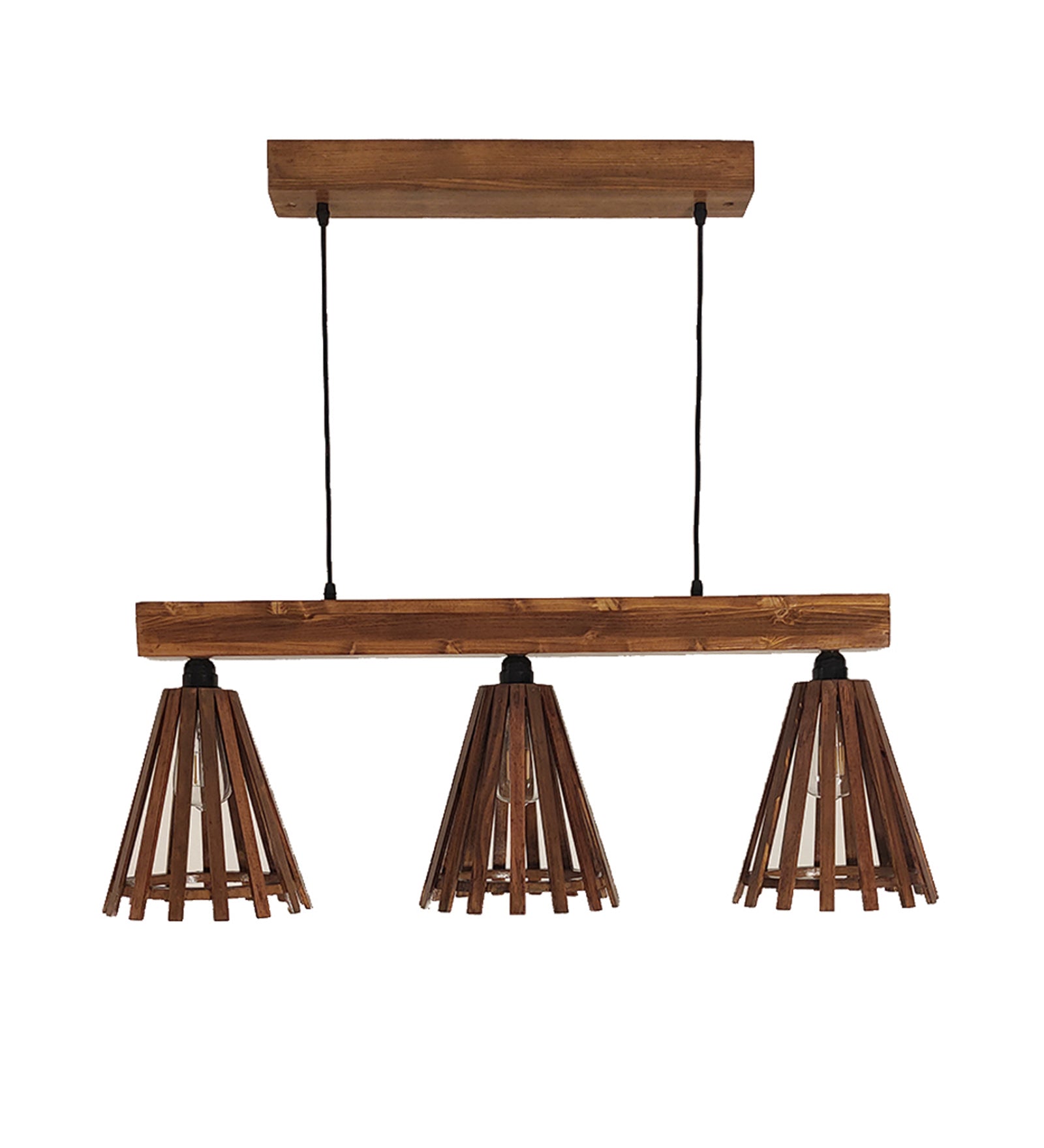 Funnel Brown 3 Series Hanging Lamp