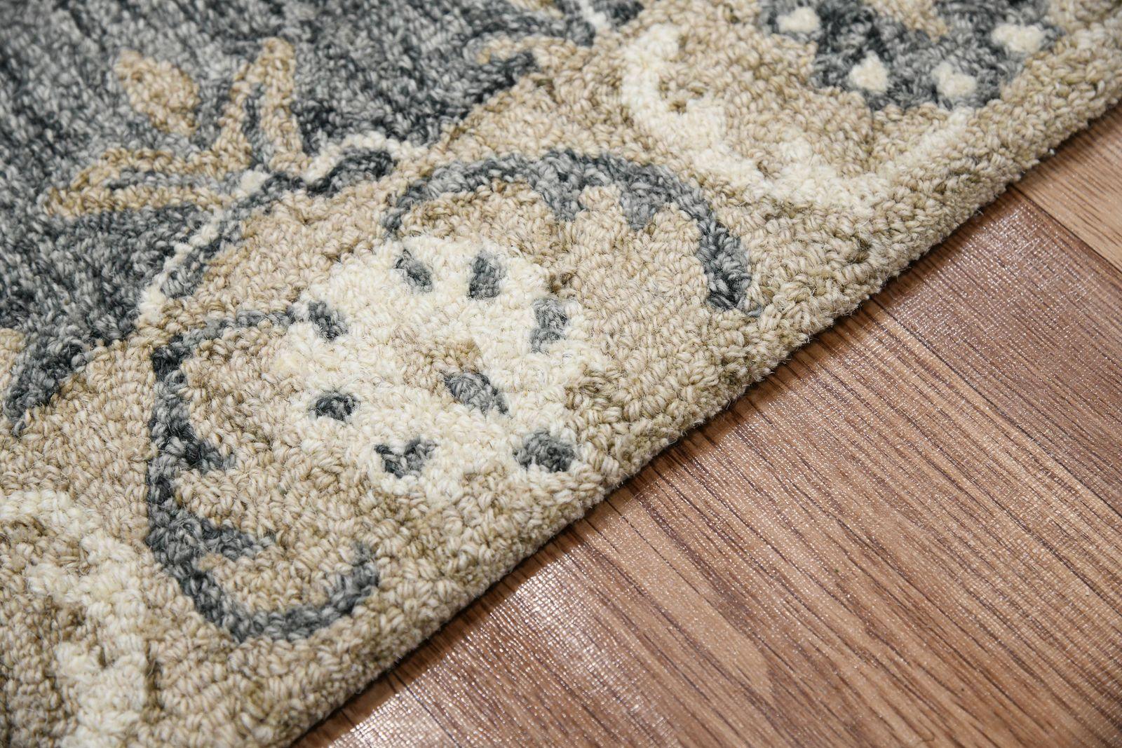 Hand Tufted Romania Grey Color Carpet - WoodenTwist