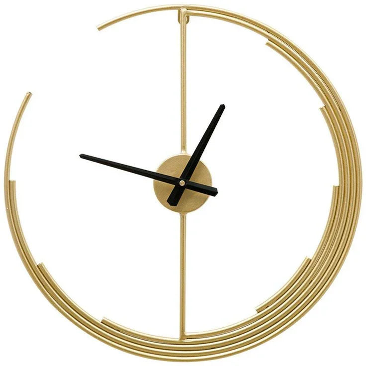 Gold Accent Wall Clock 