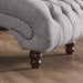 Wooden Twist Dormitorio Button Tufted Modernize Solid Wood Couch Chaise Lounge - WoodenTwist