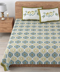 Jaipuri Print Cotton Bedsheet