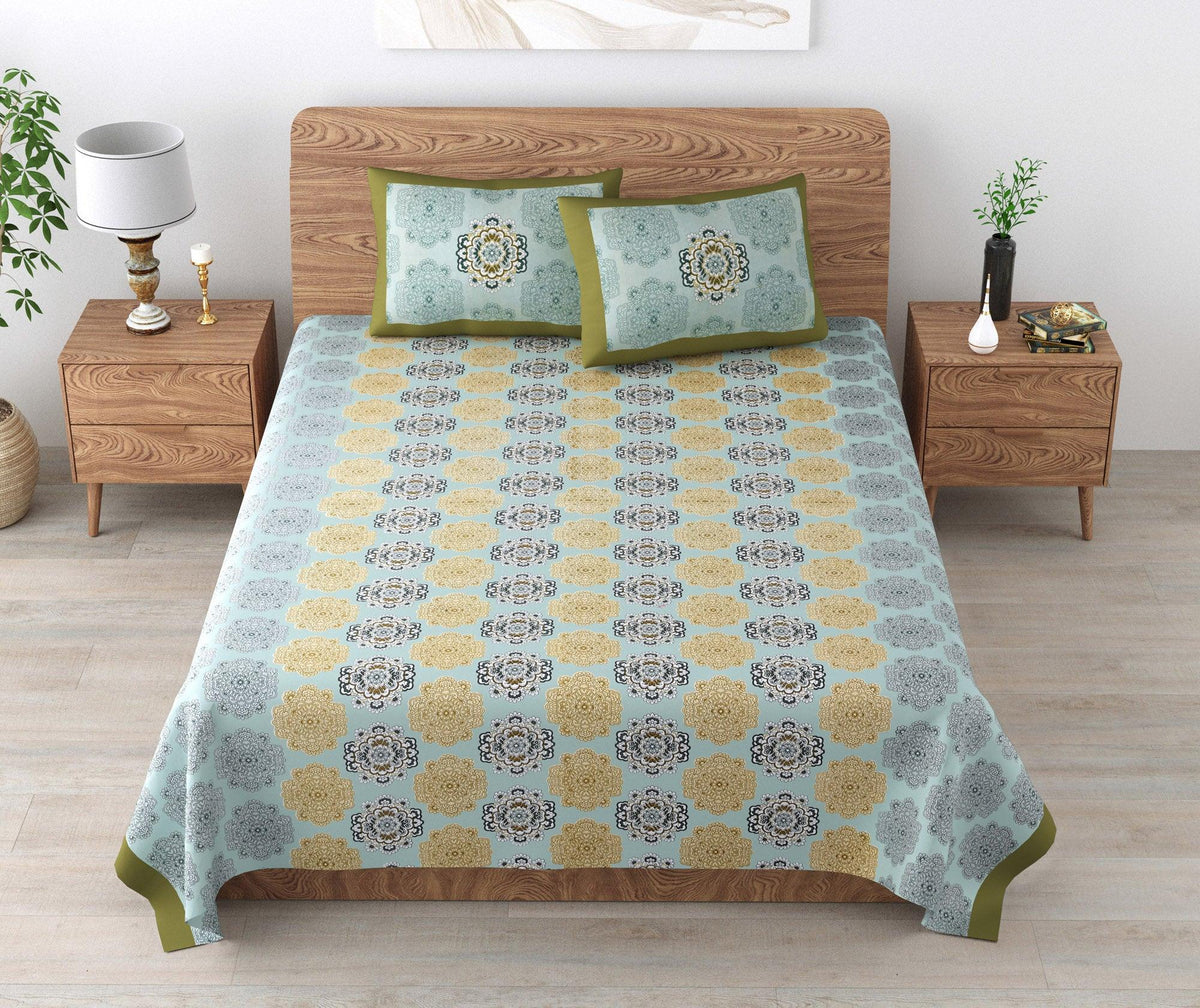 Jaipuri Print Cotton Bedsheet