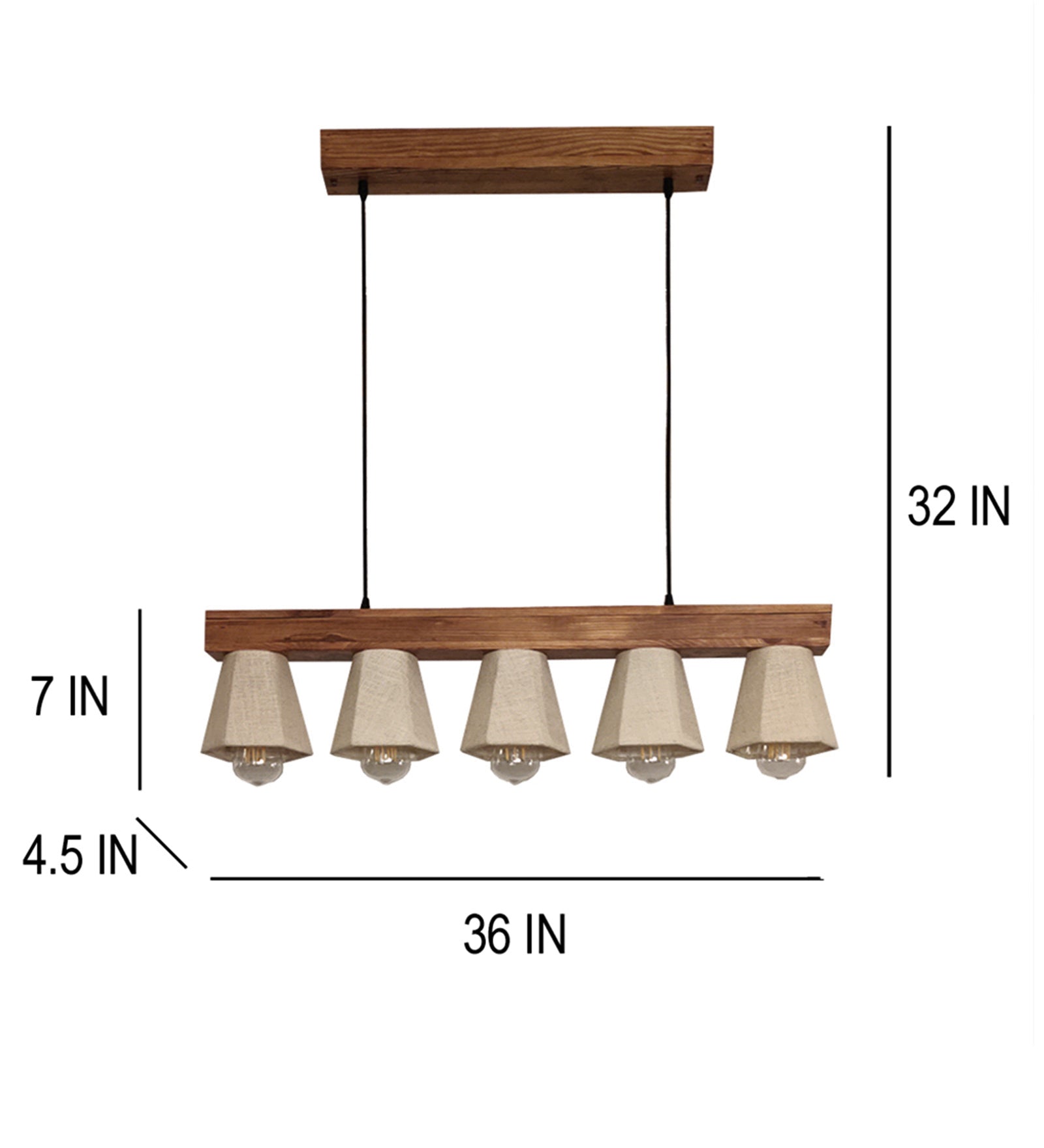 Hexa Brown Series Hanging Lamp