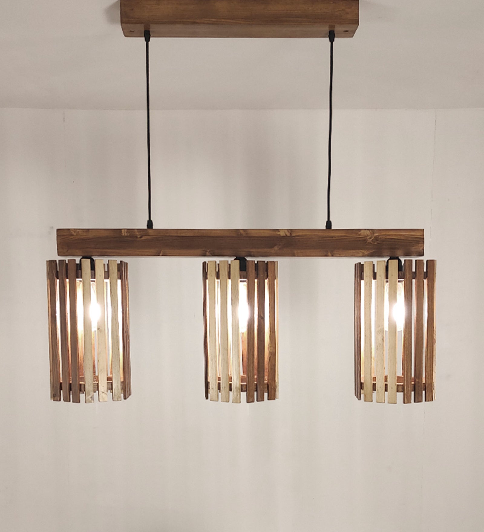 Hexar Brown 3 Series Hanging Lamp