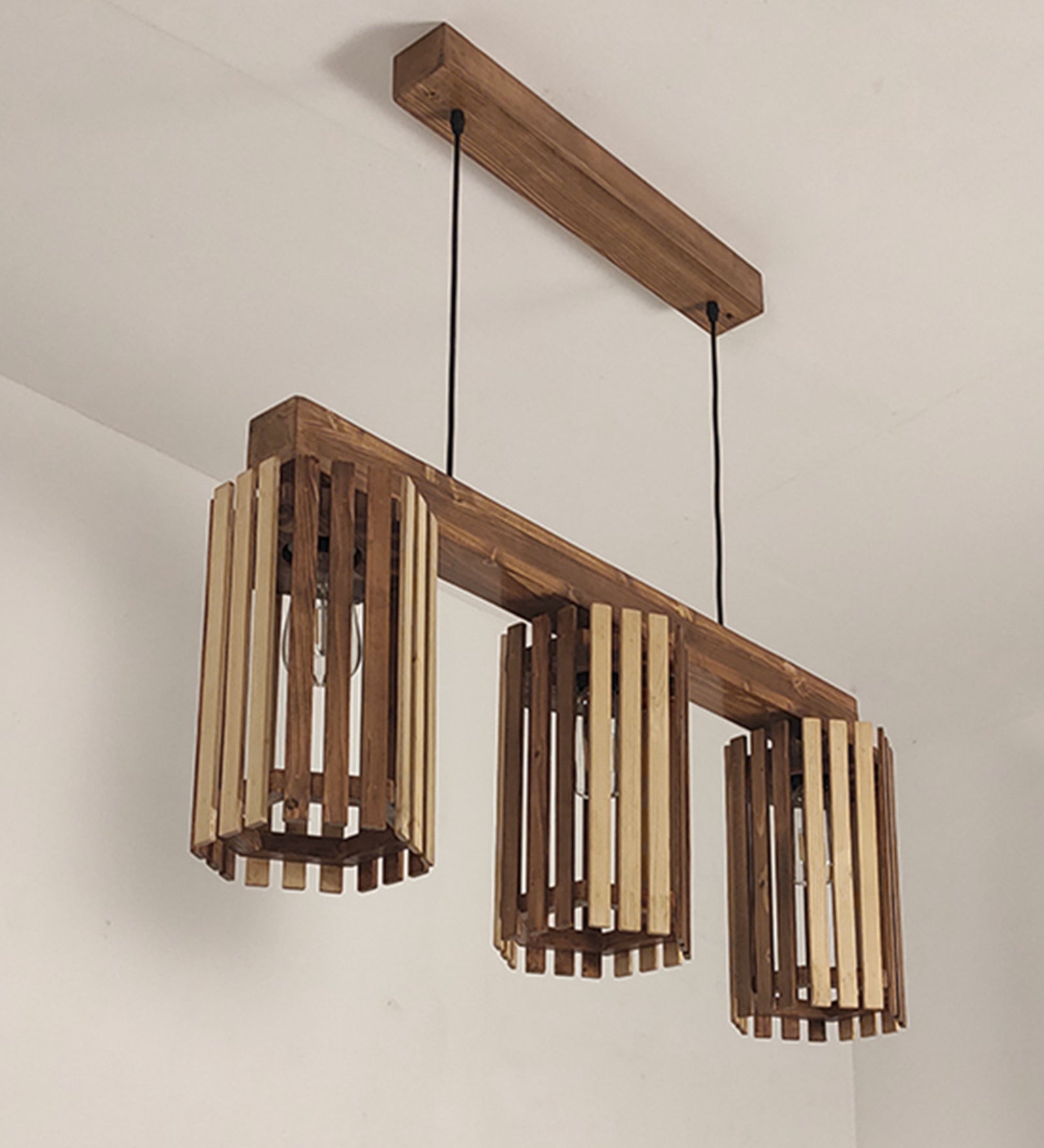 Hexar Brown 3 Series Hanging Lamp