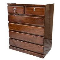 Wooden Handmade Chest of Drawers Storage Cabinet (6 Drawers) - WoodenTwist