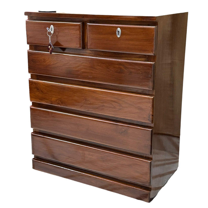Wooden Handmade Chest of Drawers Storage Cabinet (6 Drawers)