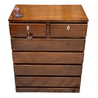 Wooden Handmade Chest of Drawers Storage Cabinet (6 Drawers) - WoodenTwist